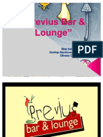 Diapositivas de Previus Bar & Lounge.