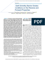 2022-TED-MIS-Based GaN Schottky Barrier Diodes Interfacial Conditions On The Reverse and Forward Properties PDF