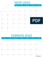 Calendario Mensual 2023