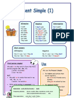 PRESENT SIMPLE Expl and Exerc 3rd Person