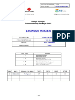 Expansion Tank (Et) : Rabigh II Project Interconnecting Package (UO1)