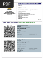 Maklumat Vaksinasi: Vaccination Details