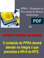 PPRA - Programa de Prevenção de Riscos Ambientais