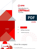 OPIN ERPNext Introduction v3 0502023