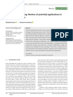 Nanopore Sequencing Review of Potential Applications in