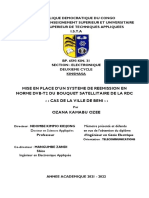 Travail de Fin D'etude: MISE EN PLACE D'UN SYSTEME DE REEMISSION EN NORME DVB-T2 DU BOUQUET SATELLITAIRE DE LA RDC.