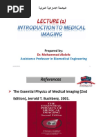 Intrnoduction To Medical Imaging (ENG)