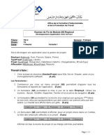 EFM 202 Regional - DVPT Client-Serveur - TDI2 - Var1 - Sept 2021 PDF