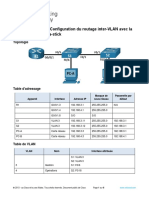 4.2.8 Lab - Configure Router On A Stick Inter Vlan Routing - FR FR