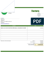 Plantilla Factura de Alquiler de Local en Excel