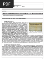 Eunice Weaver - 301 Manhã - Apostila 1 - As Revoluções Na Inglaterra Da Idade Moderna