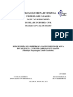 Reingeniería Del Sistema de Abastecimiento de Agua PDF