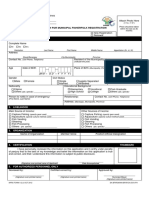 Municipality of - Application For Municipal Fisherfolk Registration