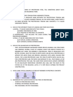 Enumerate The Forms of Prestressed Steel