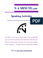 Speaking Activities