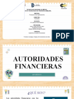 Exposición de Autoridades Financieras