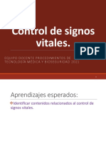 05 Clase CSV - Control Signos Vitales