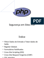 Segurança em Sites PHP