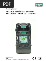 Manual Detector de Gases