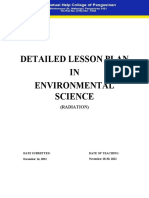 Detailed Lesson Plan Radiation