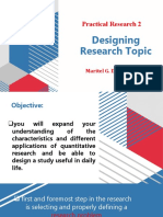 Designing Research Topic