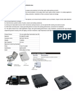 16 Ports FTTH Splitter Steel Fiber Optic Distribution Box