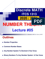 Discrete Math Lecture #05 (2020) PDF