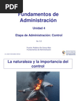 Fundamentos de Administración - Etapa de Control