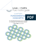 Fundamental Concepts Chapter - Pure Maths Guide From Love of Maths