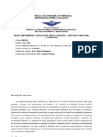 Salud, Enfermeria y Educación en El Contexto Histórico Nacional