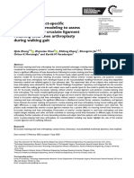 Leveraging Subject-Specific Musculoskeletal Modeling To Assess Effect of Anterior Cruciate Ligament Retaining Total Knee Arthroplasty During Walking Gait