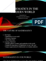 Mathematics in The Modern World