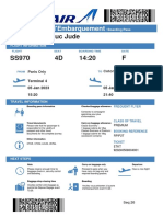 A. Votre Carte D'embarquement Pour Cotonou - CORSAIR PDF