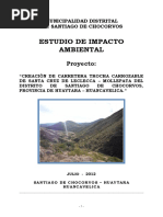 Estudio de Impacto Ambiental