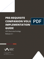 UEE Release 3.1 Electrotechnology Pre-Requisites Companion Volume 