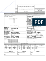 Welding Procedure Specification (WPS) : Date: 2017/04/09