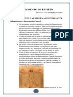 Suplemento de Revisão Renascimento e Reformas Protestantes