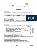 Examen1+Solution Electrotechnique Fondamentale 1