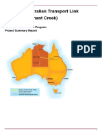 Mount Isa To Tennant Creek Rail Link Proposal