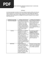 Diferencias Entre Costos Por Órdenes de Producción y Costos Por Procesos