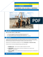 Module 2 - Tools and Equipments For Materials Testing PDF