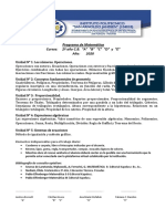 Programa de Matemática Cursos: 2º Año C.B. "A" "B" "C" "D" y "E" Año: 2020