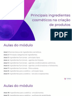 Principais Ingredientes Cosméticos Na Criação de Produtos