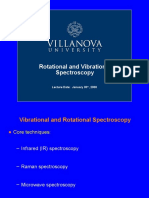 Rotational and Vibrational Spectroscopy: Lecture Date: January 30, 2008