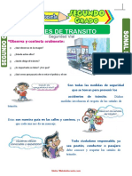 Señales de Transito para Segundo Grado de Primaria