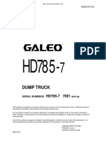 Komatsu HD785-7 Shop Manual PDF