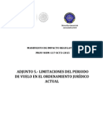 Adjunto 5 Limitaciones Del Periodo de Vuelo en El Ordenamiento Juridico Actual