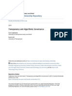 Transparency and Algorithmic Governance PDF