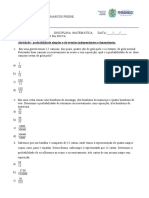 Atividade de Probabilidade de Eventos Dependentes e Independentes 9º Ano