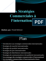 Les Stratégies Commerciales À L International